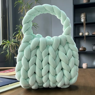 The Cozy Braided Plush Hobo Bag