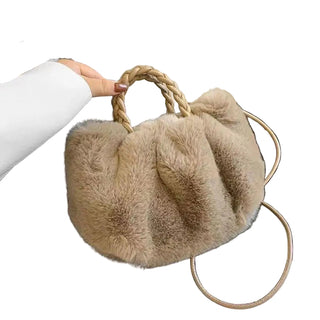 Cute Pumpkin Plush Bag – 2025 Autumn & Winter