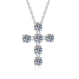 Eternal Radiance Cross Necklace