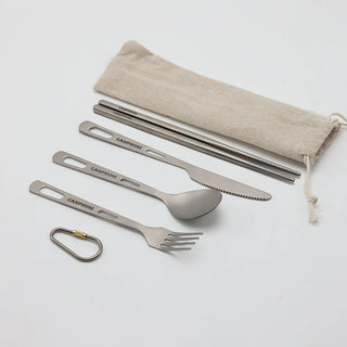 Titanium Ultralight Camping Cutlery Set