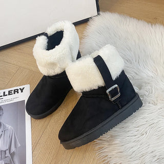 EOENKKY Winter Slip-on boots