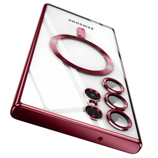 Magsafe Magnetic Plated Transparent Samsung Galaxy Case