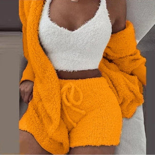Cozy Knit 3-Piece Lounge Set – Comfort She’ll Live In