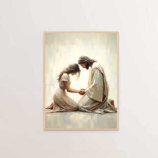 Faith-Inspired Shepherd Canvas Wall Art – Inspirational Christian Decor