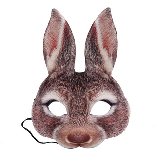 Animal Mask 3D Realistic Half Face Mask – Perfect for Halloween, Cosplay & Parties!