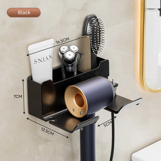 AeroHold Wall-Mount Bathroom Organizer Set
