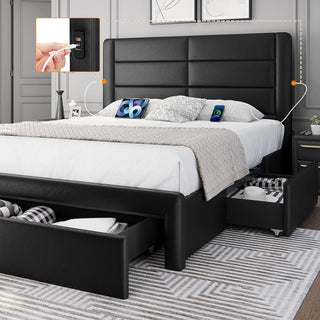 TechLuxe Storage Bed