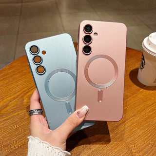 Matte Magnetic Samsung Galaxy Case – Full Lens Protection, Shockproof Bumper & Anti-Fingerprint Finish