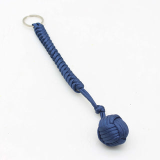 Steel-Core Paracord Survival Keychain