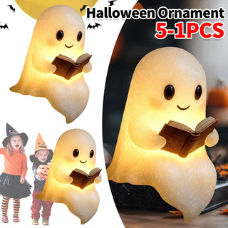 LED Ghost Reading Book Lamp – Cute Halloween Ghost Night Light