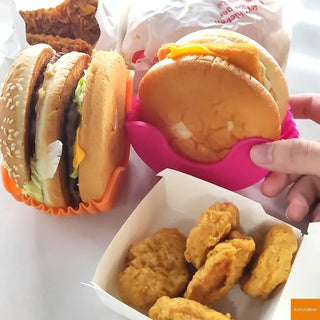 Silicone Hamburger Holder Non-contact Food Holder