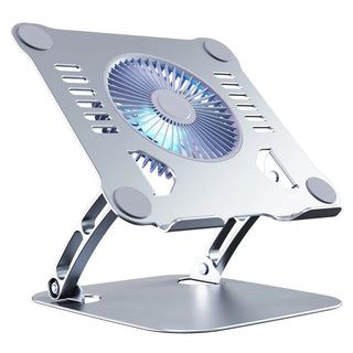 Aluminum Alloy Laptop Stand with Cooling Fan (Model T628)