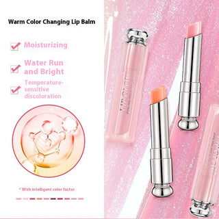 3-Piece Color Changing Lipstick Set, Moisturizing Magic Lip Balm Combo with Glossy Tint Finish, Durable Waterproof-Style Lip Color