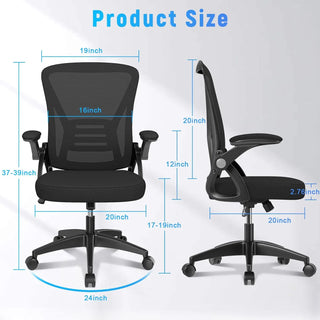 XMSJ Ergonomic Mid Back Office Chair