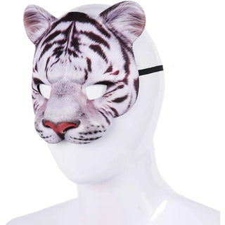 Animal Mask 3D Realistic Half Face Mask – Perfect for Halloween, Cosplay & Parties!