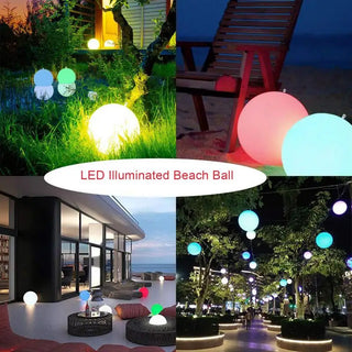 RadiantGlow LED Beach Ball