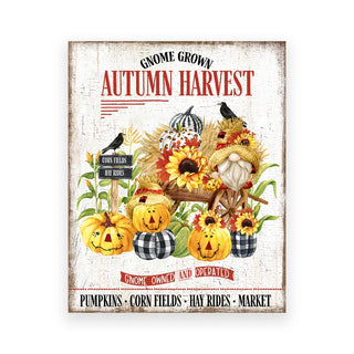 Country Farm Style Fall Pumpkin Retro Posters & Prints