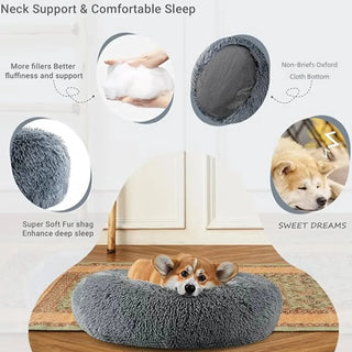 SnuggleNest Round Pet Bed