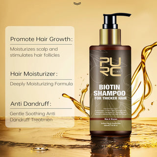 PURC Biotin Hair Growth Shampoo w/ Argan Oil