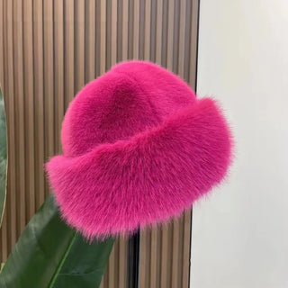 Women's Fur Magnolia Cap