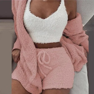 Cozy Knit 3-Piece Lounge Set – Comfort She’ll Live In