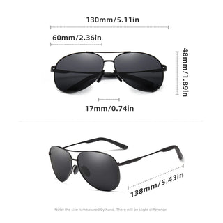 KINGSEVEN Men’s Polarized Sunglasses – UV400 Classic Pilot Eyewear