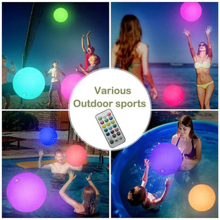 RadiantGlow LED Beach Ball