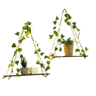 GlowVine Floating Shelf Set