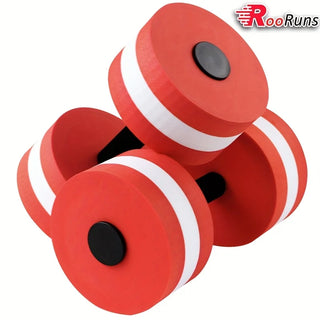 Aqua Water Dumbbell Foam Float for Pool Exercise – EVA Aquatic Resistance Weight for Water Aerobics, Swim Fitness & Strength Training