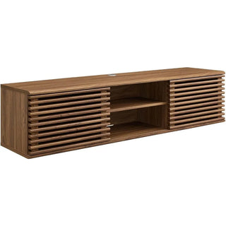 Render Mid-Century Style Entertainment Center