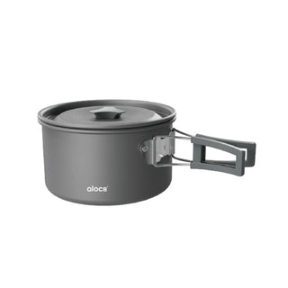 Camping Cooking Pot – Lightweight Aluminum Alloy with Folding Handle