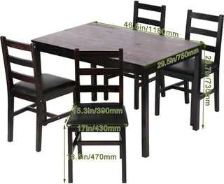 FDW Kitchen Table and Chairs for 4