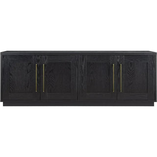 Tillman Rectangular TV Stand for TV's up to 80" in Black Grain