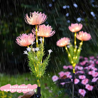 1 or 2 Piece Solar Spider Lily Garden Lights