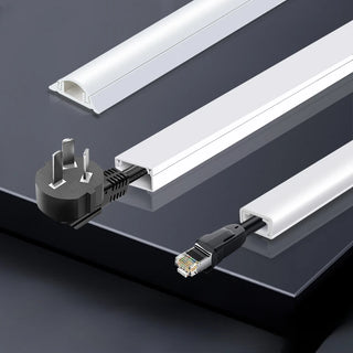 Wire Cord Covers – Paintable Cable Concealer & Wall Raceway Kit for TV, Home, and Office