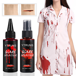 Scary Splatter 2-Pack Halloween Fake Blood Kit