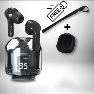 DIXSG T2 TWS Gaming Earbuds, Bluetooth 5.3 Wireless Earphones with Charging Case, Mic, Noise Reduction, HiFi Stereo Sound, Protective Case & Lanyard
