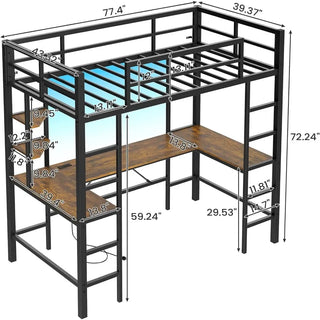 NeoSpace Twin Loft Bed