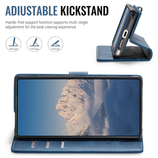 Detachable 2-in-1 Leather Wallet Case for Samsung Galaxy – Magnetic Card Holder, Kickstand & MagSafe-Compatible Design