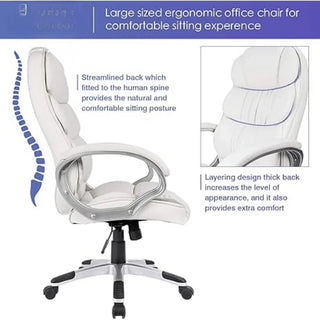 EliteComfort Modern Executive Swivel Task Chair