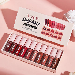 TVLV Dreamy 10-Piece Lip Glaze Set