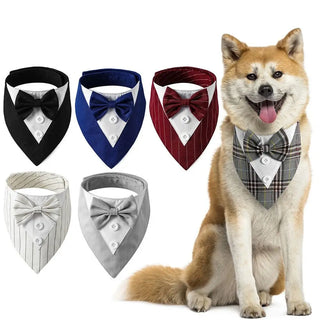 Adjustable Tuxedo Bow Ties for Dogs