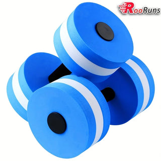Aqua Water Dumbbell Foam Float for Pool Exercise – EVA Aquatic Resistance Weight for Water Aerobics, Swim Fitness & Strength Training