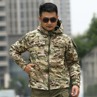 CHRLCK Men's Tactical Windproof Jacket