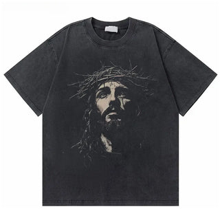 Christian Wear Oversized Washed T-Shirts