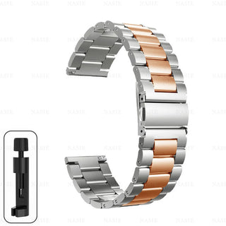 Premium Stainless Steel Watch Band for Fitbit Versa 2 – Adjustable Metal Strap