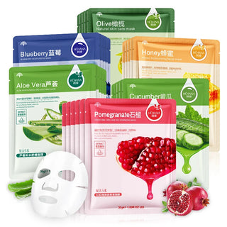 Fresh Fruits Botanical Facial Sheet Mask Set (30-Piece Pack)