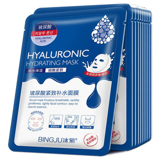 20pcs Hyaluronic Acid Collagen Face Mask Sets