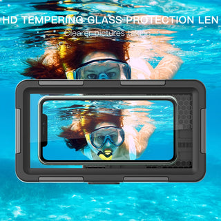 15M Waterproof Diving Phone Case – Underwater Protective Case for iPhone & Samsung with HD Camera Window for Snorkeling, Swimming & Diving
