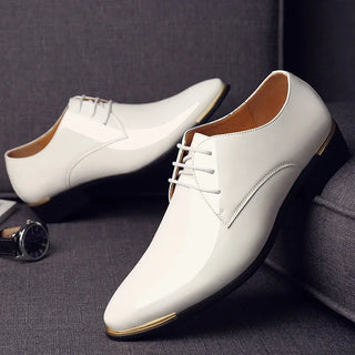 Regent Lace-Up Patent Leather Brogues